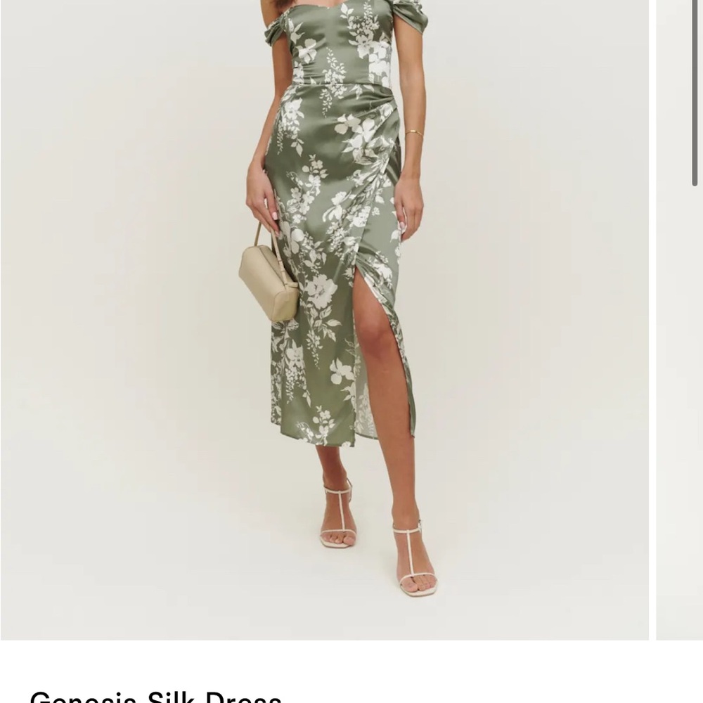 Reformation Genesis Silk Dress